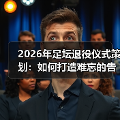 2026年足坛退役仪式策划：如何打造难忘的告别瞬间（图3）
