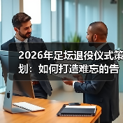 2026年足坛退役仪式策划：如何打造难忘的告别瞬间（图2）