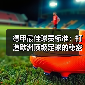德甲最佳球员标准：打造欧洲顶级足球的秘密武器（图1）