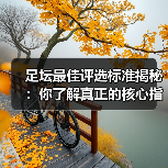 足坛最佳评选标准揭秘:你了解真正的核心指标吗?(图4) 足坛最佳评选标准揭秘:你了解真正的核心指标吗?(图4)
