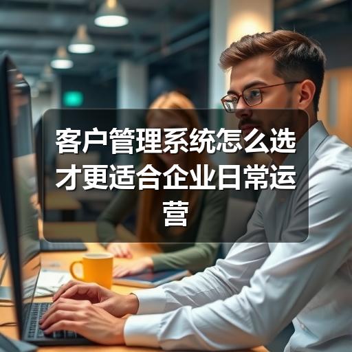 客户管理系统怎么选才更适合企业日常运营