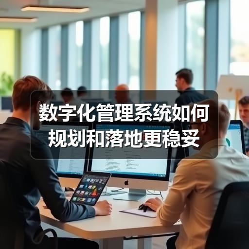 数字化管理系统如何规划和落地更稳妥
