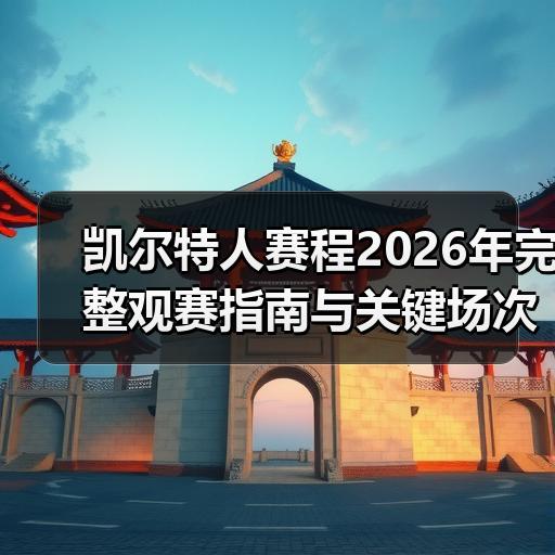 凯尔特人赛程2026年完整观赛指南与关键场次时间表