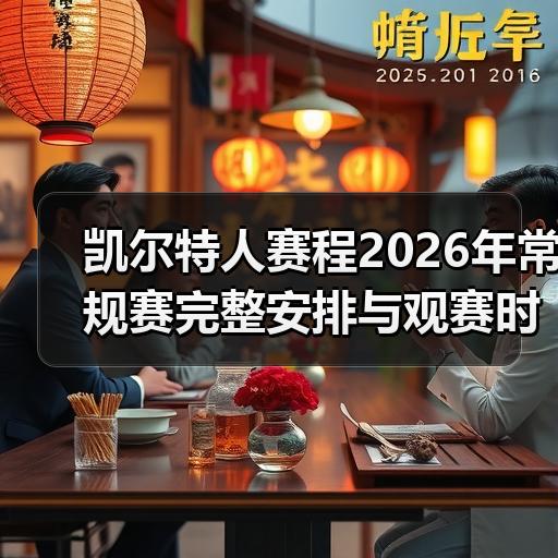 凯尔特人赛程2026年常规赛完整安排与观赛时间指南