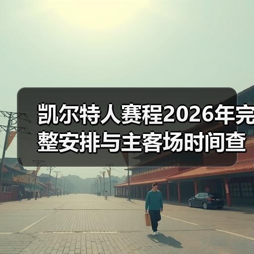 凯尔特人赛程2026年完整安排与主客场时间查询指南